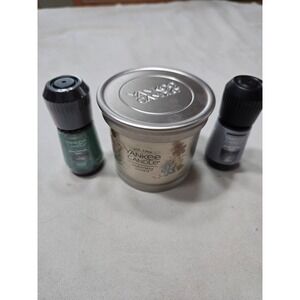 Yankee Candle Christmas Cookie Jar & Sleep Diffuser Refills Bundle 3pc Set